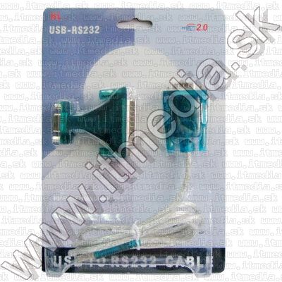 Image of USB to RS-232 compatible (serial) converter cable *Double IC* (IT7875)