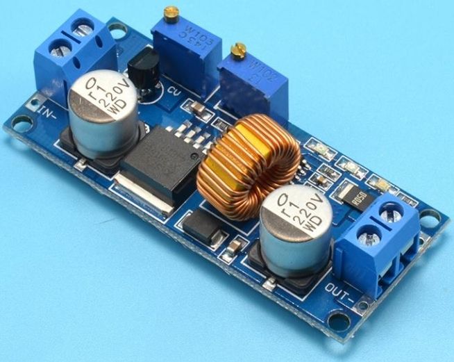 Image of DC-DC Voltage Buck Converter IN 6..38V to 1.7..36V OUT 5A 75W CC-CV (IT11922)