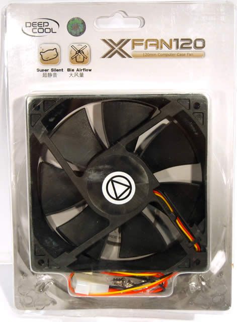 Image of DeepCool X-Fan CASE Cooler 12cm *Black* (IT4082)