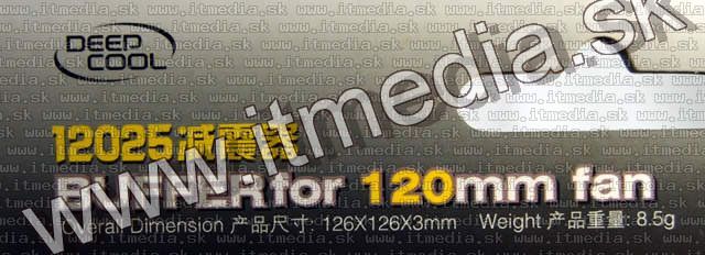 Image of DeepCool Rubber Noise Buffer 120mm (IT4175)