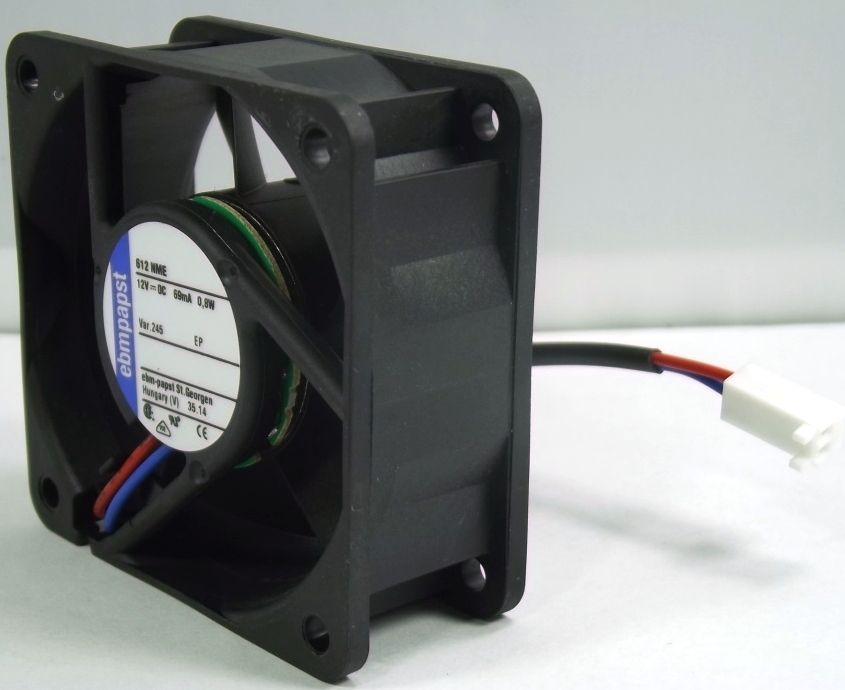 Image of Ebm Papst DC Axial compact Fan 60mm DC12V 0.8W 612 NME (IT12297)