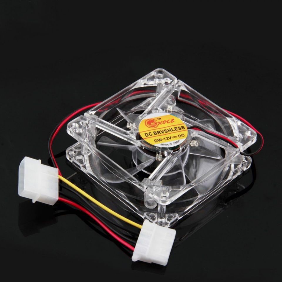 Image of Transparent System CASE Cooler Fan 8cm 25mm (IT13117)
