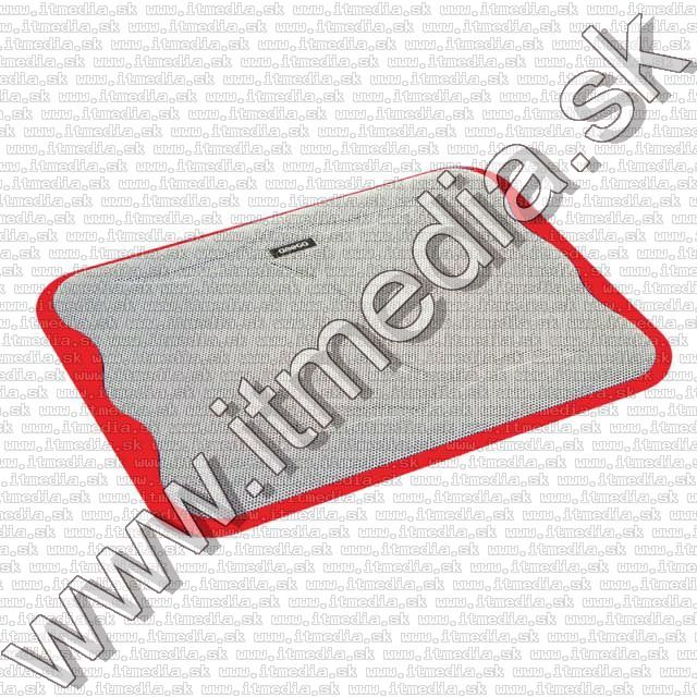 Image of Omega laptop hűtő *ICE CUBE* Piros (2x14cm ventillátor) (41910) (IT10991)