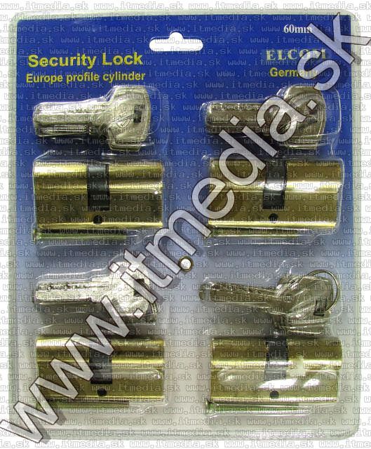 Image of ELCOM Cylinder Lock, 4-set 20-key 30x30mm (IT5818)