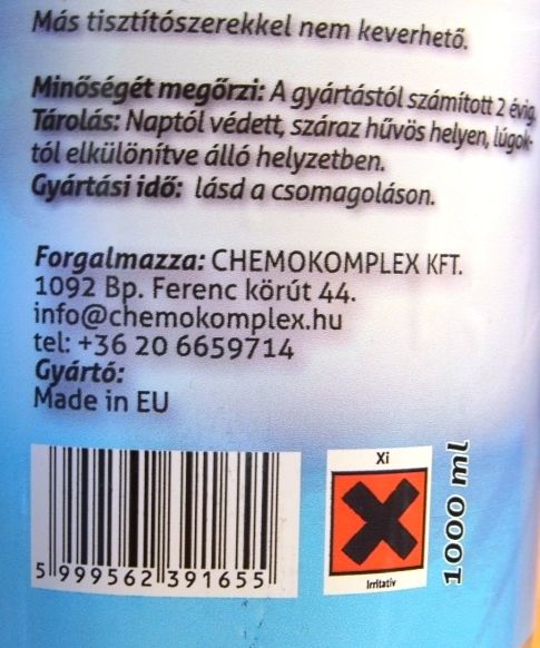 Image of Mr. Ász Vízkőoldó háztartási gépekhez 1 liter (IT11385)