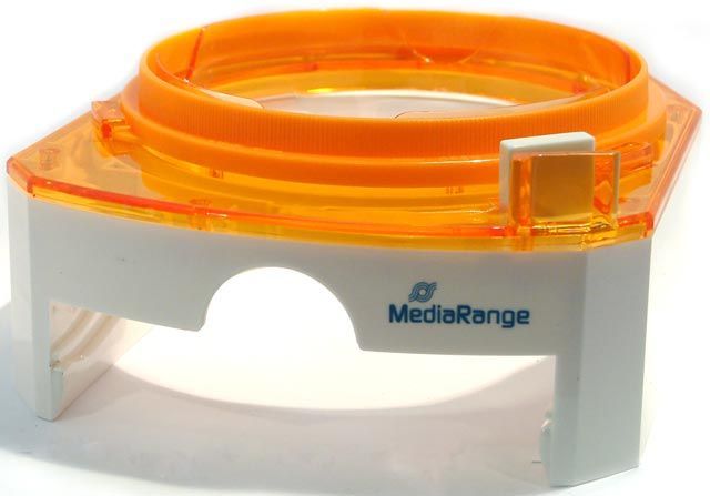 Image of Mediarange Disc Dispenser **ORANGE** (IT3928)