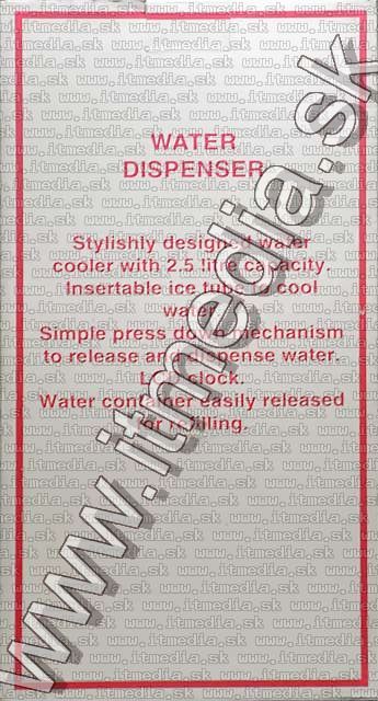 Image of Playboy Water Dispenser White-Pink (IT4957)