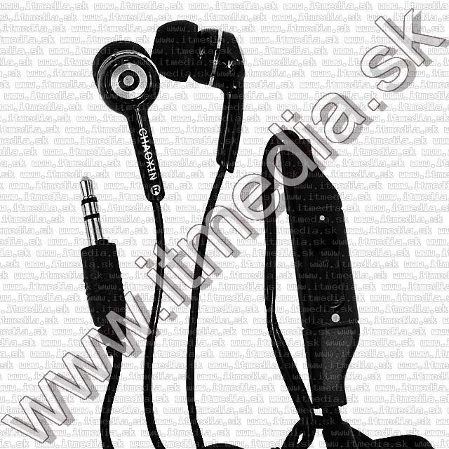 Image of ChaoXin *Black* iPhone4  Silicon Earphone 3.5mm Vol. (IT8893)