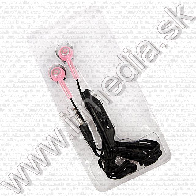 Image of ChaoXin *Pink* iPhone4  Silicon Earphone 3.5mm Vol. (IT9550)