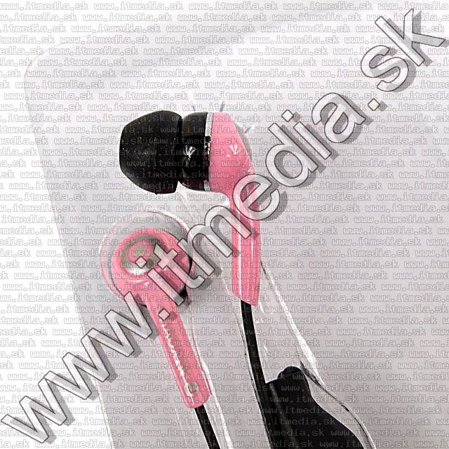 Image of ChaoXin *Pink* iPhone4  Silicon Earphone 3.5mm Vol. (IT9550)