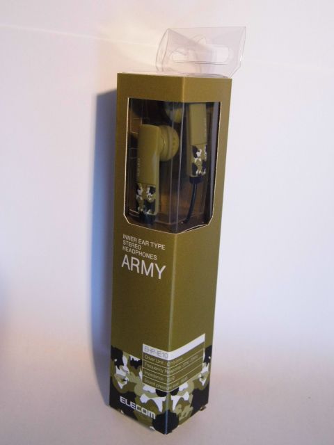 Image of Elecom Earphone 3.5mm *Military* HQ info! (IT9016)