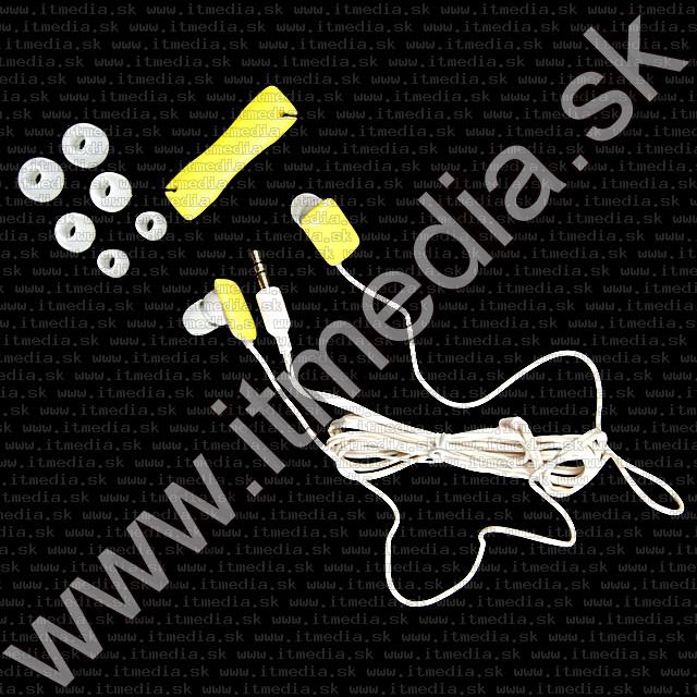 Image of Elecom Gum Shaped Earphone 3.5mm *Silicone* Yellow HQ info! (IT9018)