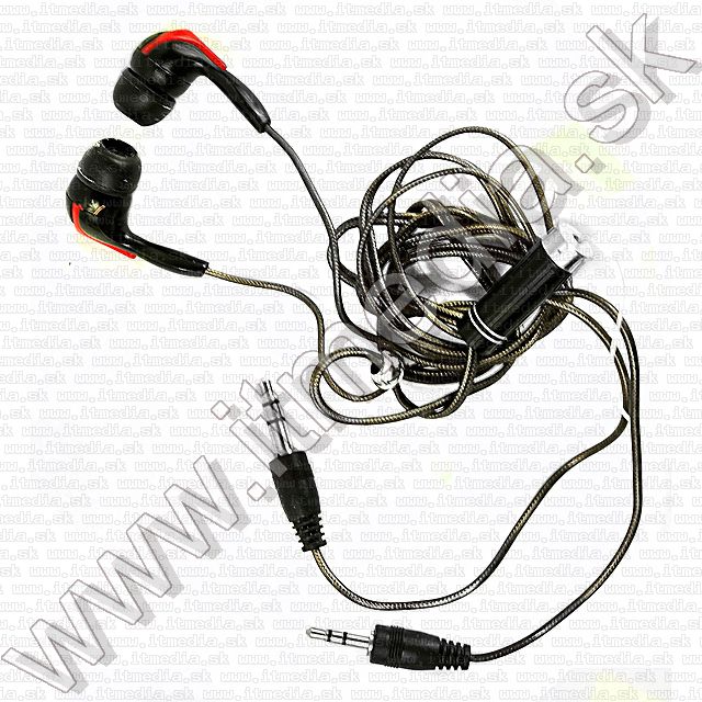 Image of EV-521 Earphone 2.5mm - 3.5mm *Black* *Silicone* (IT7588)
