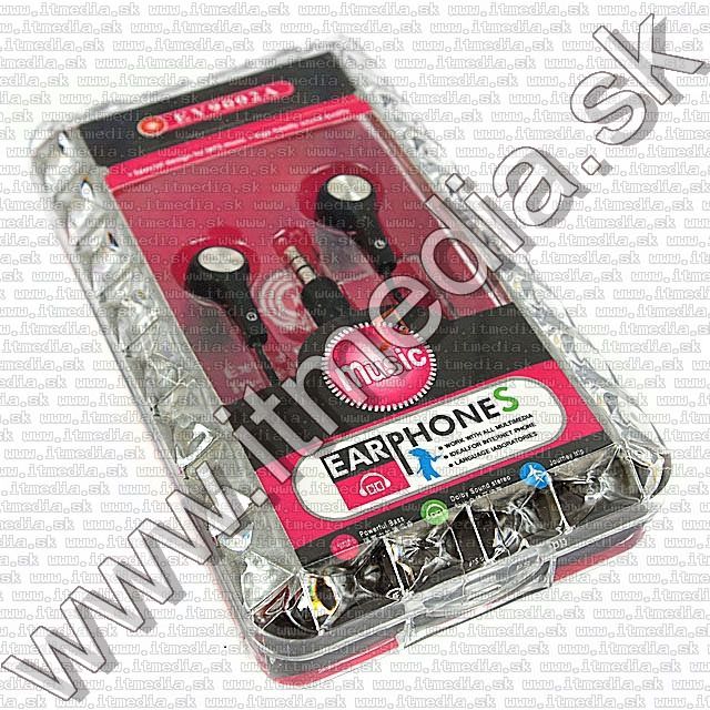 Image of EV9002A Earphone 3.5mm *Black* *Silicone* (IT9242)