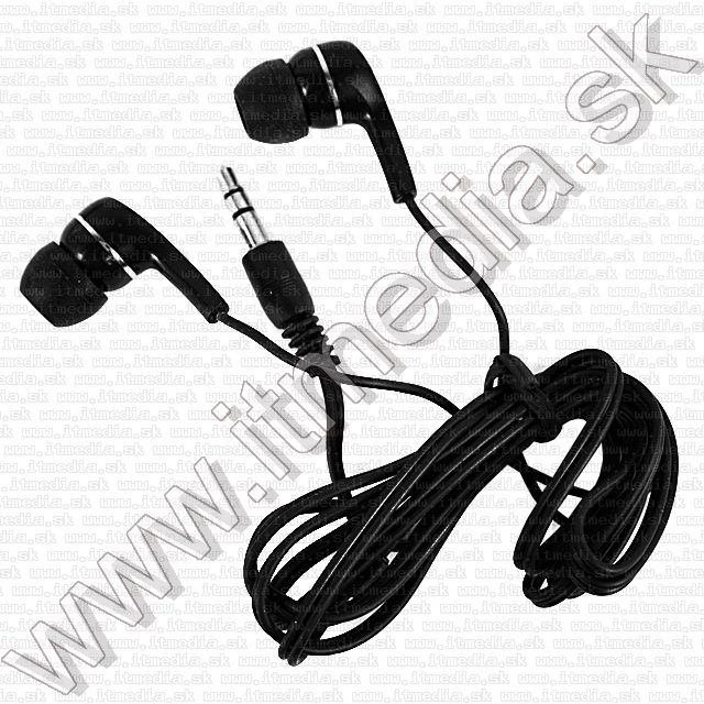 Image of EV9002A Earphone 3.5mm *Black* *Silicone* (IT9242)