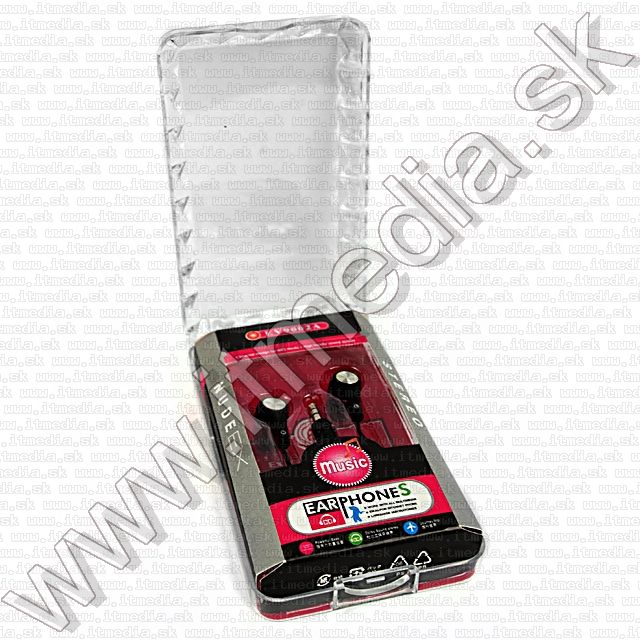 Image of EV9002A Earphone 3.5mm *Black* *Silicone* (IT9242)