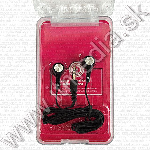 Image of EV9002A Earphone 3.5mm *Black* *Silicone* (IT9242)