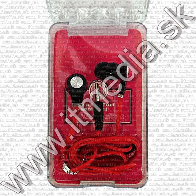 Image of EV9002A Earphone 3.5mm *Black-red* *Silicone* (IT9243)