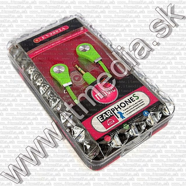 Image of EV9002A Earphone 3.5mm *Green* *Silicone* (IT9247)