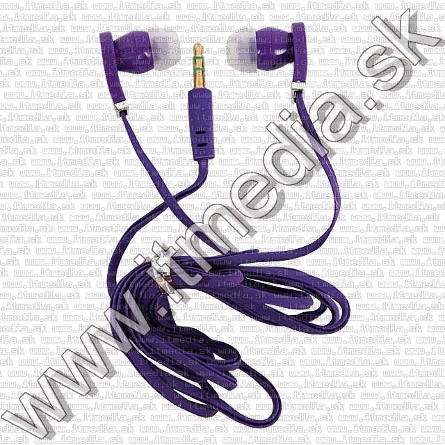 Image of EV9002A Earphone 3.5mm *Purple* *Silicone* (IT9245)