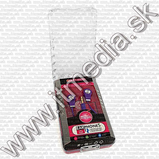 Image of EV9002A Earphone 3.5mm *Purple* *Silicone* (IT9245)