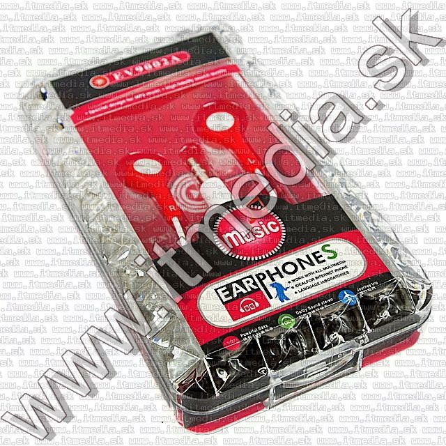 Image of EV9002A Earphone 3.5mm *Red* *Silicone* (IT9246)