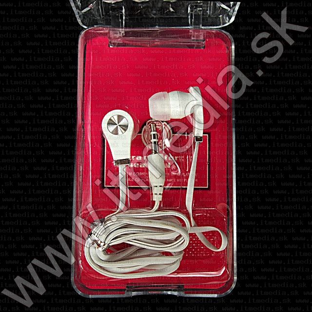 Image of EV9002A Earphone 3.5mm *White* *Silicone* (IT9244)