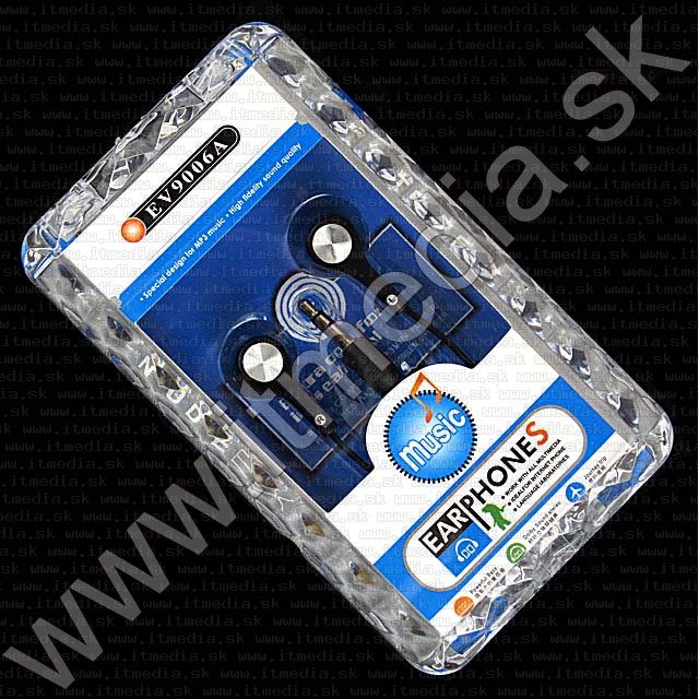 Image of EV9006A Earphone 3.5mm *Black* *Silicone* (IT7580)