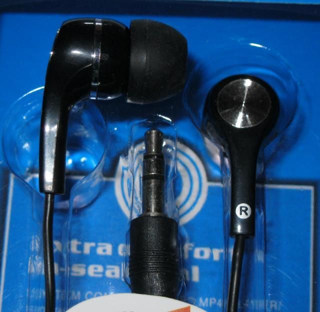 Image of EV9006A Earphone 3.5mm *Black* *Silicone* (IT7580)