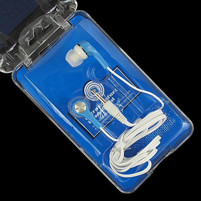 Image of EV9006A Earphone 3.5mm *Blue* *Silicone* (IT7581)