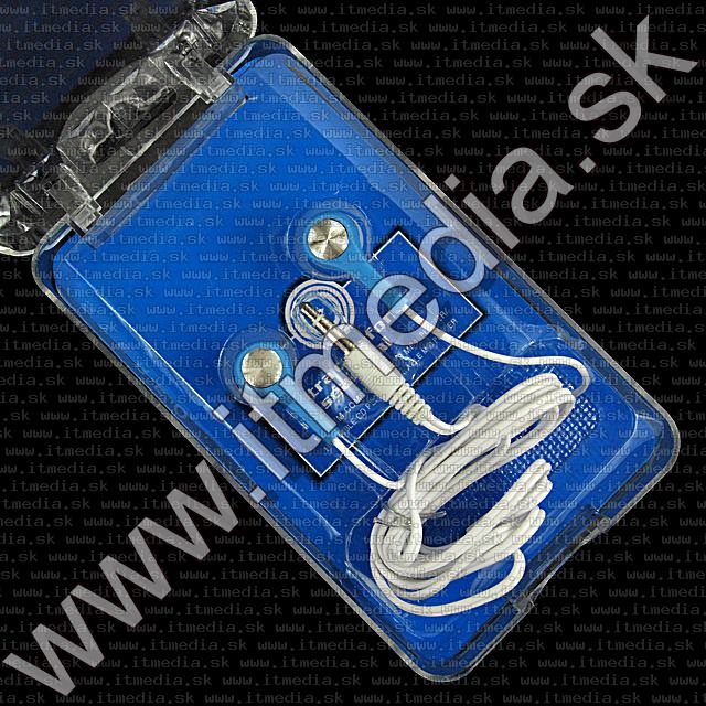 Image of EV9006A Earphone 3.5mm *Blue* *Silicone* (IT7581)
