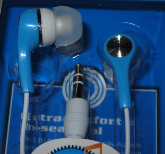 Image of EV9006A Earphone 3.5mm *Blue* *Silicone* (IT7581)