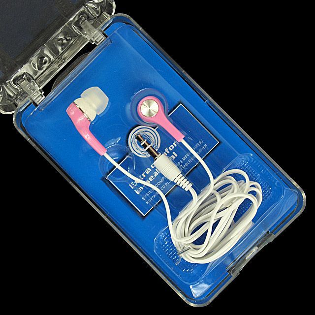 Image of EV9006A Earphone 3.5mm *Pink* *Silicone* (IT7582)