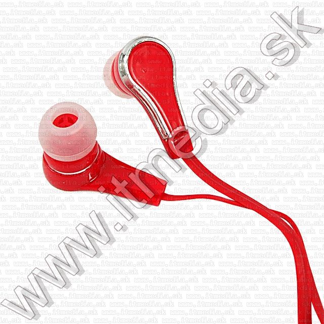 Image of Moxin TM-238 Earphone 3.5mm *Red* *Silicone* (IT9001)