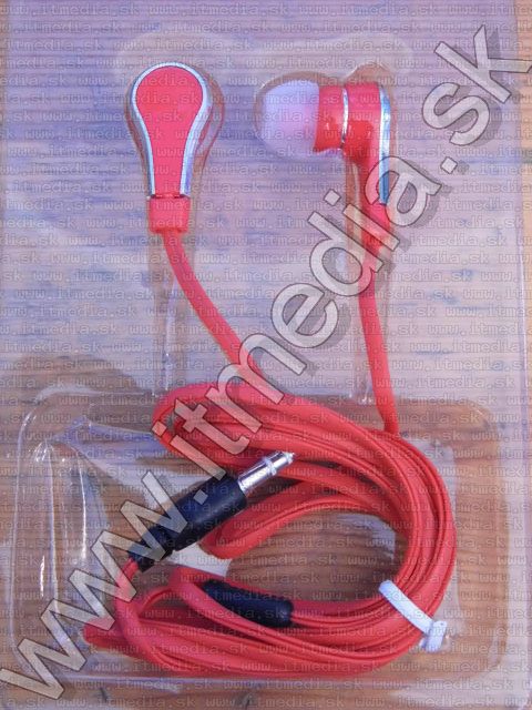 Image of Moxin TM-238 Earphone 3.5mm *Red* *Silicone* (IT9001)