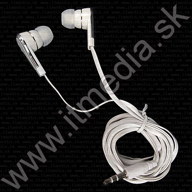 Image of Moxin TM-238 Earphone 3.5mm *White* *Silicone* (IT8999)