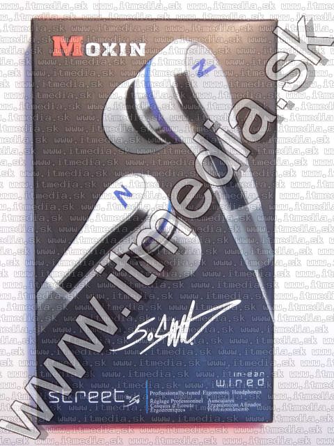Image of Moxin TM-238 Earphone 3.5mm *White* *Silicone* (IT8999)