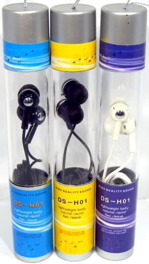 Image of DS-H01 Earphone 2.5mm *mix* *color* INFO! (IT4012)