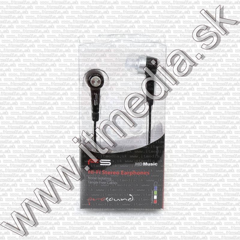 Image of Omega Freestyle Szilikonos Fülhallgató FH1016 Fekete (IT11707)