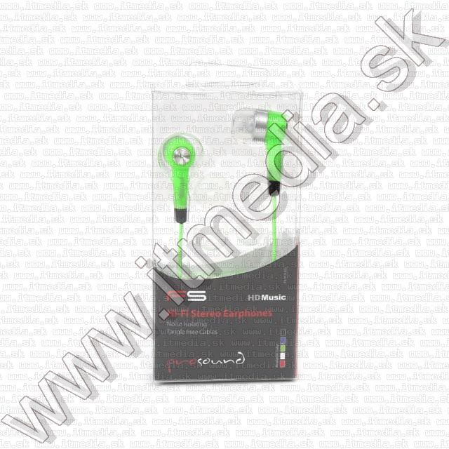 Image of Omega Freestyle Szilikonos Fülhallgató FH1016 Zöld (IT10837)