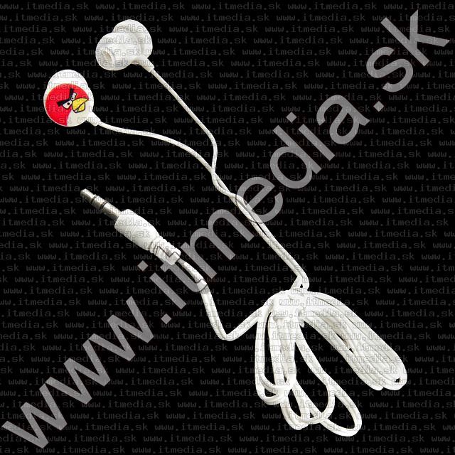 Image of Silicone Earphone 3.5mm *Angry Birds Red* (IT10022)