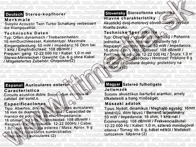 Image of SOUYOU Earphone SY-388MP 3.5mm (IT5491)