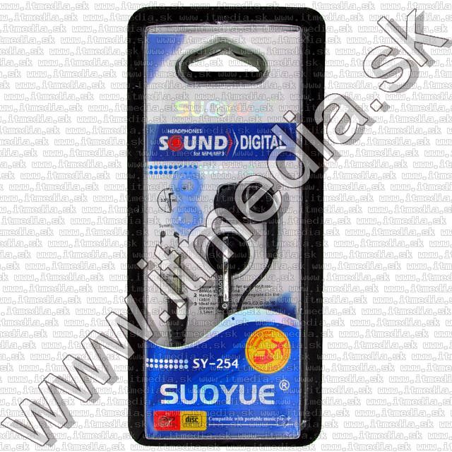 Image of SUOYUE Earphone SY-254 3.5mm *Black* (IT7234)