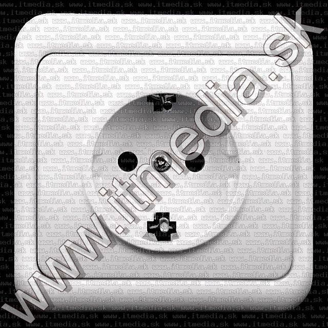 Image of Heitech Electrical Outlet (Socket) *wall-mount* single (IT7053)