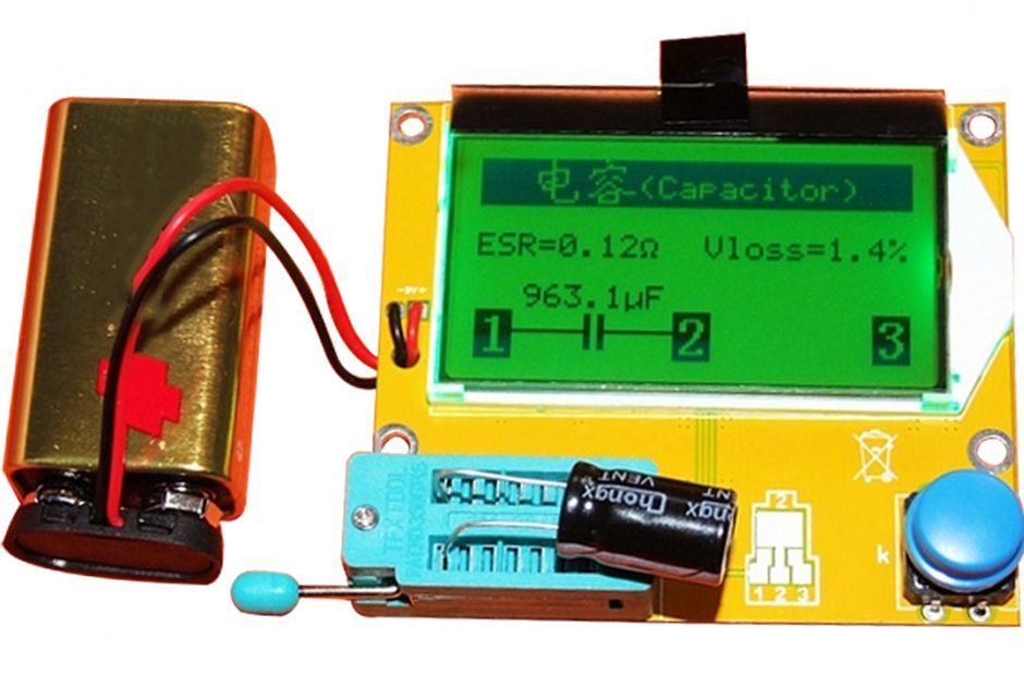 Image of LCR-T4 Elektronikus analizátor (Tranzisztor, dióda, kondenzátor) (IT12487)