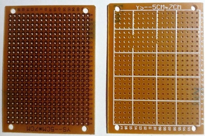 Image of Elektronikai prototipus panel 432 furatos 1 oldalas 5x7cm (IT12238)