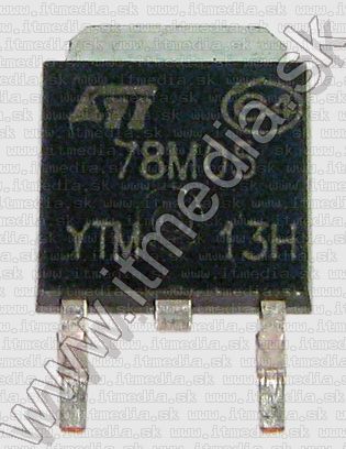 Image of Elektronikai alkatrész *Feszültség szabályozó IC* L78M05CDT (7805) 750mA TO-252 (IT10823)