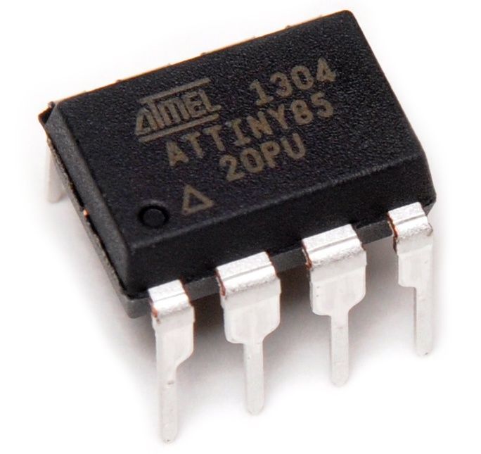Image of Electronic parts *Microcontroller* Atmel ATTiny85 DIP-8 (IT12036)