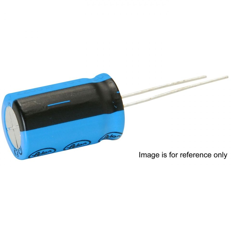 Image of Elektronikai alkatrész *Elektrolit kondenzátor* (ELKO) 100uF 35v 85C 8mm x 11mm (IT11470)