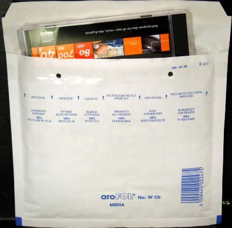 Image of AroFOL Air Bubble CD envelope (IT3848)